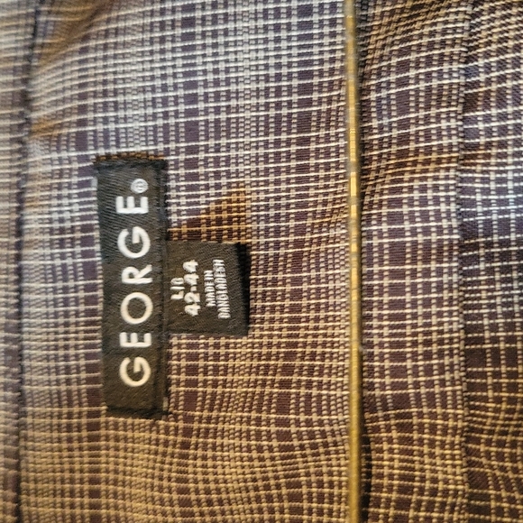 George dress shirt lg 42-44 - Picture 2 of 2